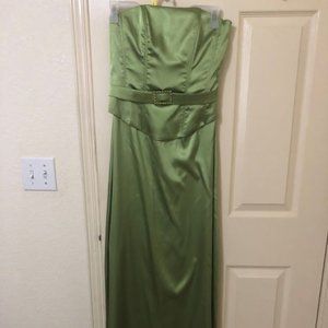 Cinderella Sage Green Gown Size S Strapless